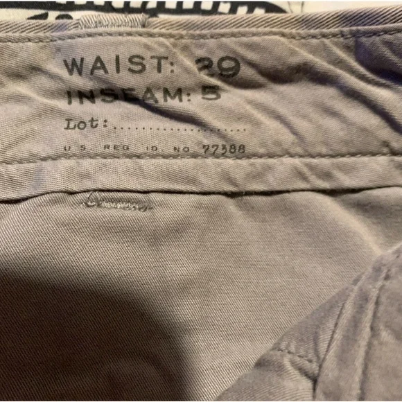 EUC J Crew Stanton version shorts 29” waist 5” inseam khaki color with pockets - Picture 4 of 5